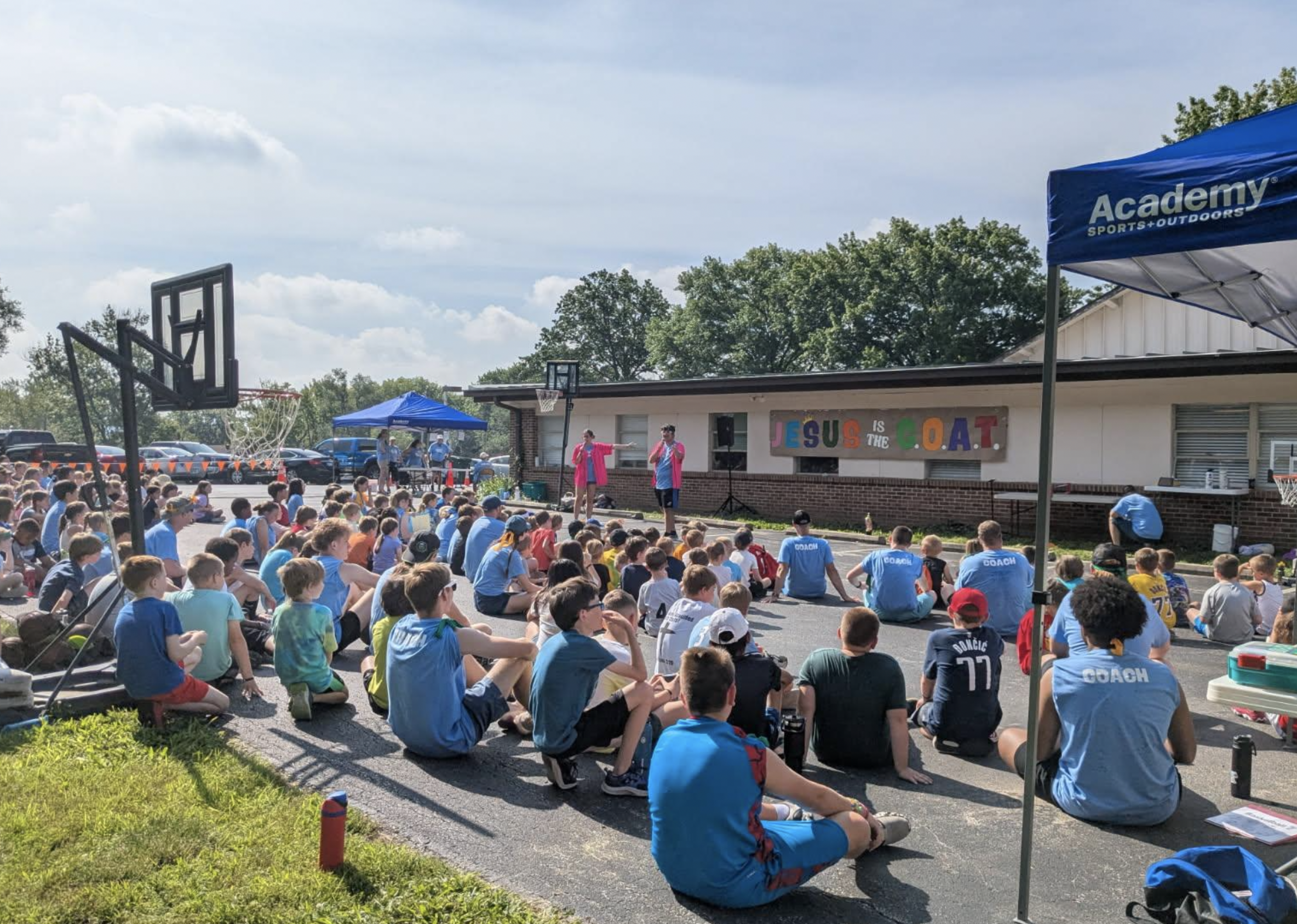 Kids having fun at GO Sports Camp