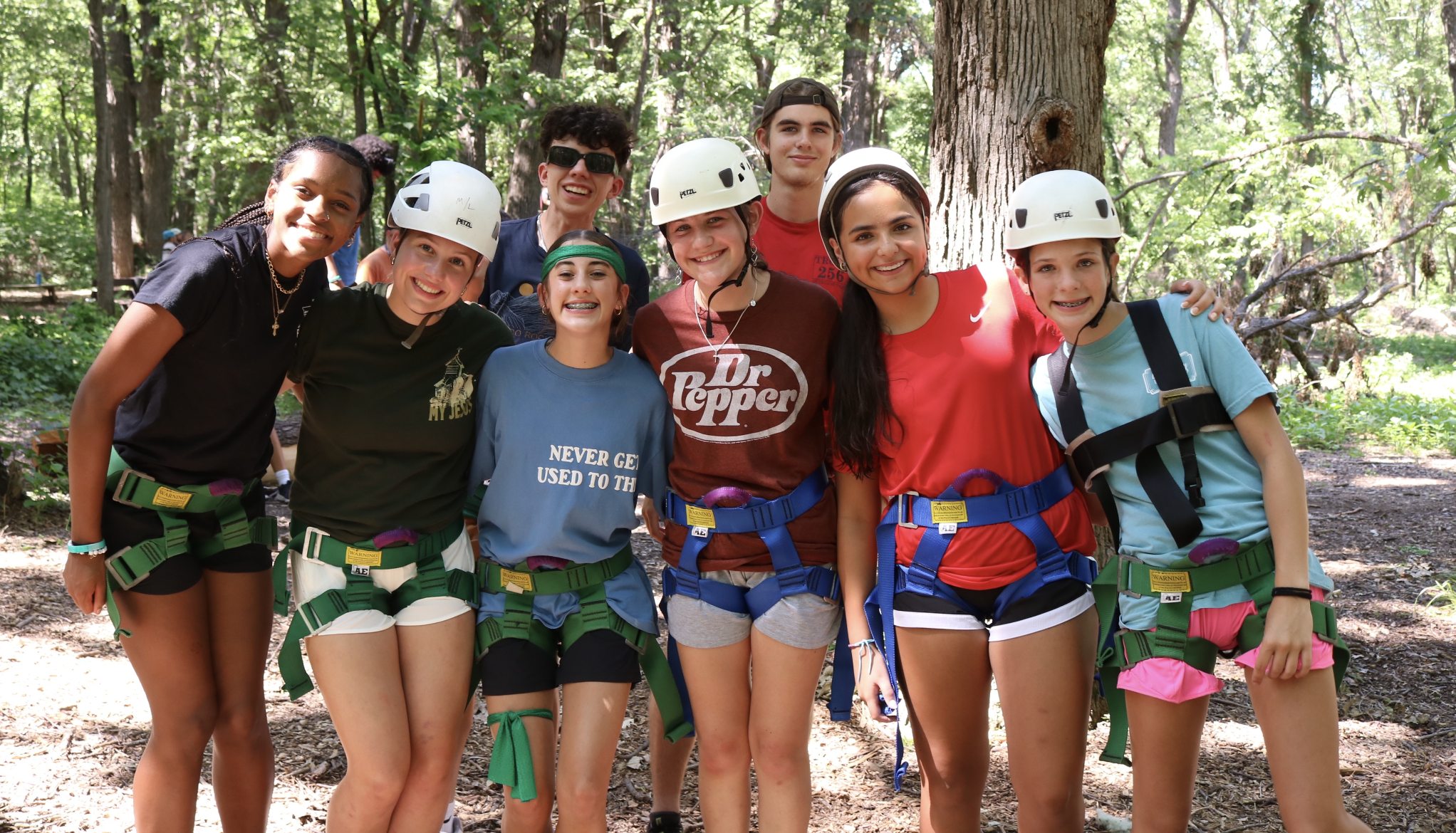 Youth climbing activity
